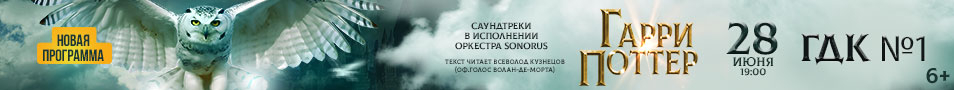Концерт «Гарри Поттер. Оркестр Sonorus»